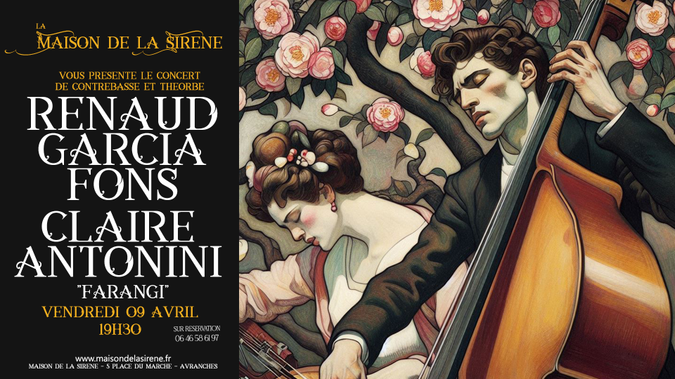 Image pour [JAZZ - MUSIQUE DU MONDE] Renaud Garcia-Fons et Claire Antonini - Farangi